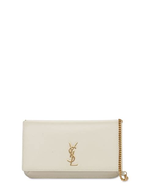 ysl portacellulare|Borsa porta smartphone Monogram in pelle in Bianco .